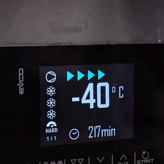 Шоковая заморозка витграсса при температуре до −40 °C